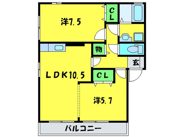 セピアコ－トの物件間取画像